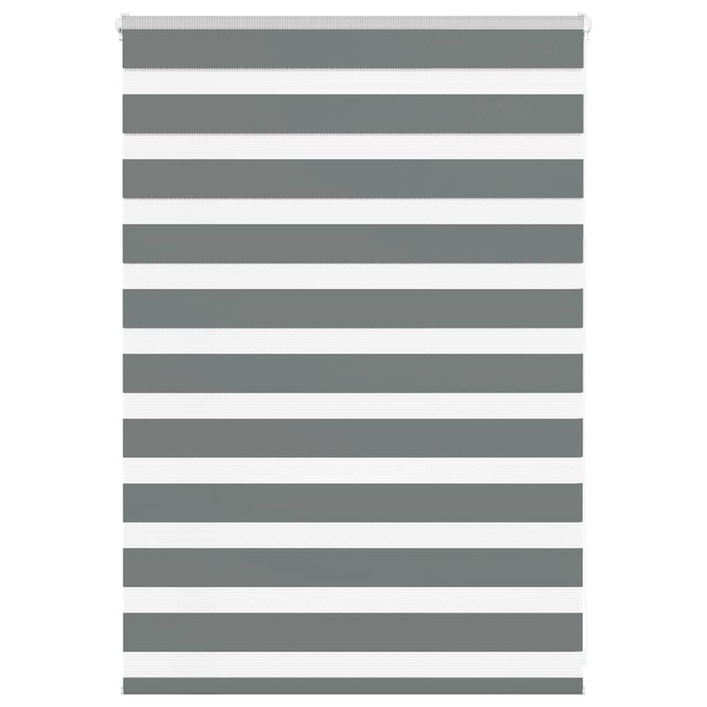 Zebrarollo Dunkelgrau 95x100 cm Stoffbreite 90,9 cm Polyester