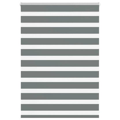 Zebrarollo Dunkelgrau 95x100 cm Stoffbreite 90,9 cm Polyester