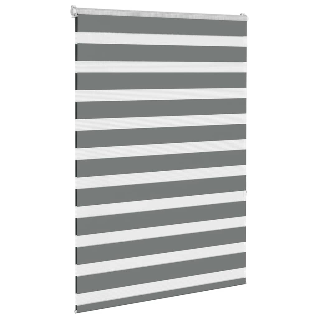 Zebrarollo Dunkelgrau 95x150 cm Stoffbreite 90,9 cm Polyester