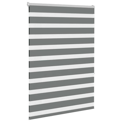 Zebrarollo Dunkelgrau 95x150 cm Stoffbreite 90,9 cm Polyester
