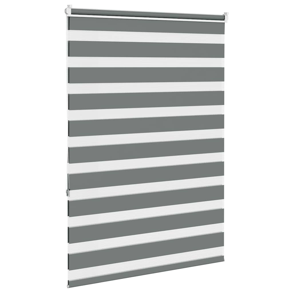 Zebrarollo Dunkelgrau 95x150 cm Stoffbreite 90,9 cm Polyester