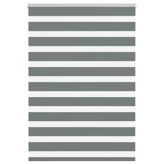 Zebrarollo Dunkelgrau 100x150 cm Stoffbreite 95,9 cm Polyester