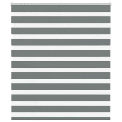 Zebrarollo Dunkelgrau 130x150cm Stoffbreite 125,9 cm Polyester