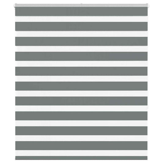 Zebrarollo Dunkelgrau 130x150cm Stoffbreite 125,9 cm Polyester