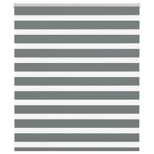 Zebrarollo Dunkelgrau 135x150 cm Stoffbreite 130,9 cm Polyester