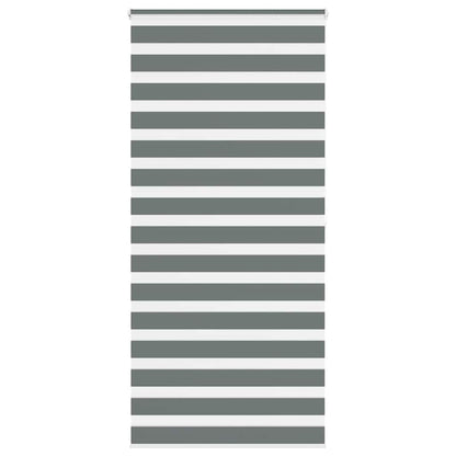 Doppelrollo Dunkelgrau 115x200 cm Stoffbreite 110,9 cm Polyester