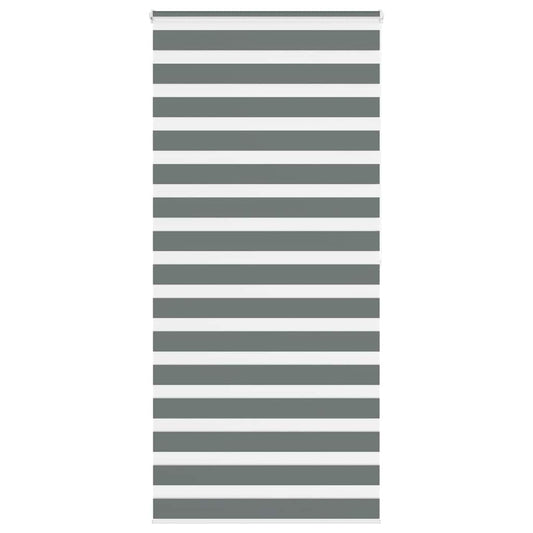 Doppelrollo Dunkelgrau 115x200 cm Stoffbreite 110,9 cm Polyester