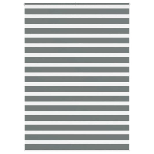 Zebrarollo Dunkelgrau 155x200 cm Stoffbreite 150,9 cm Polyester