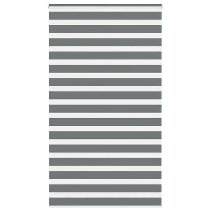 Zebrarollo Dunkelgrau 130x230cm Stoffbreite 125,9 cm Polyester