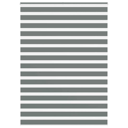 Zebrarollo Dunkelgrau 160x230cm Stoffbreite 155,9 cm Polyester