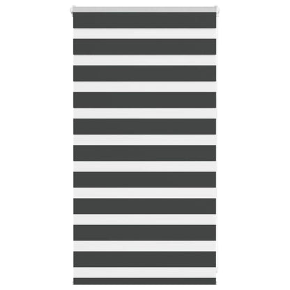 Zebrarollo Schwarz 90x100 cm Stoffbreite 85,9 cm Polyester