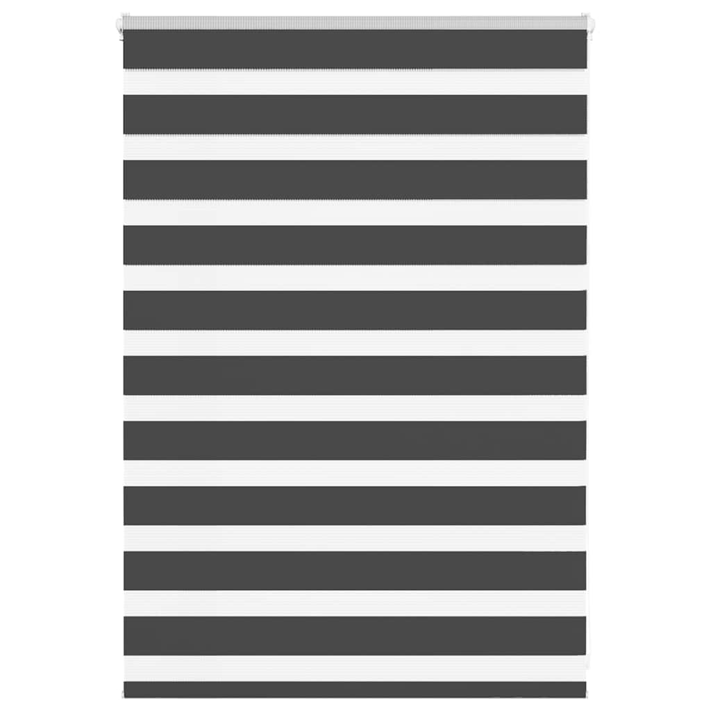 Zebrarollo Schwarz 95x100 cm Stoffbreite 90,9 cm Polyester