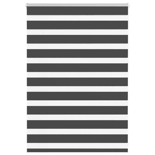 Zebrarollo Schwarz 95x100 cm Stoffbreite 90,9 cm Polyester