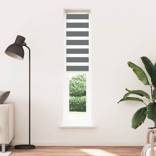 Zebra rullegardin sort 115x100 cm stofbredde 110,9 cm polyester