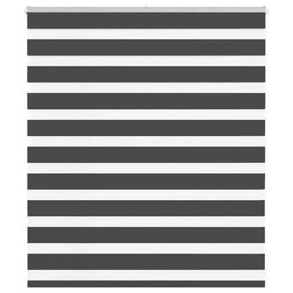 Zebra rullegardin sort 120x100 cm stofbredde 115,9 cm polyester
