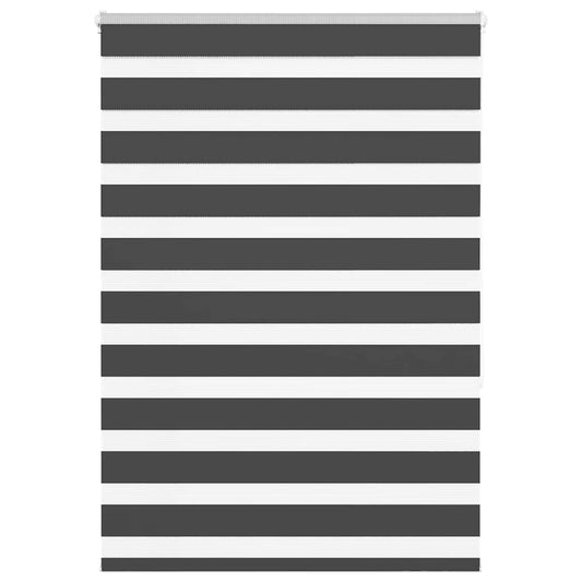 Zebra rullegardin sort 100x150 cm stofbredde 95,9 cm polyester