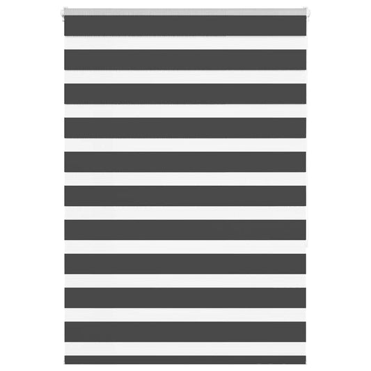 Zebra rullegardin sort 115x150 cm stofbredde 110,9 cm polyester