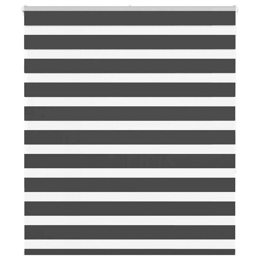 Zebra rullegardin sort 120x150 cm stofbredde 115,9 cm polyester