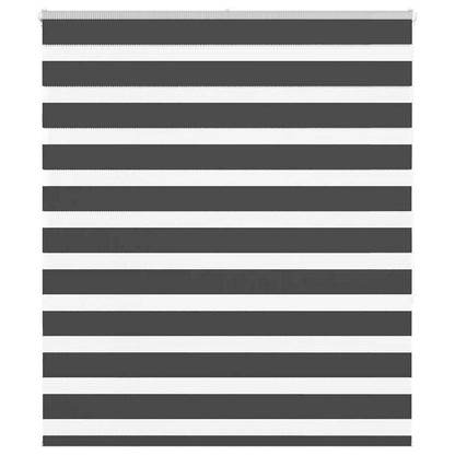 Zebra rullegardin sort 120x150 cm stofbredde 115,9 cm polyester