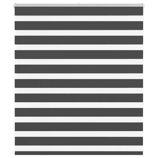 Zebra rullegardin sort 120x150 cm stofbredde 115,9 cm polyester