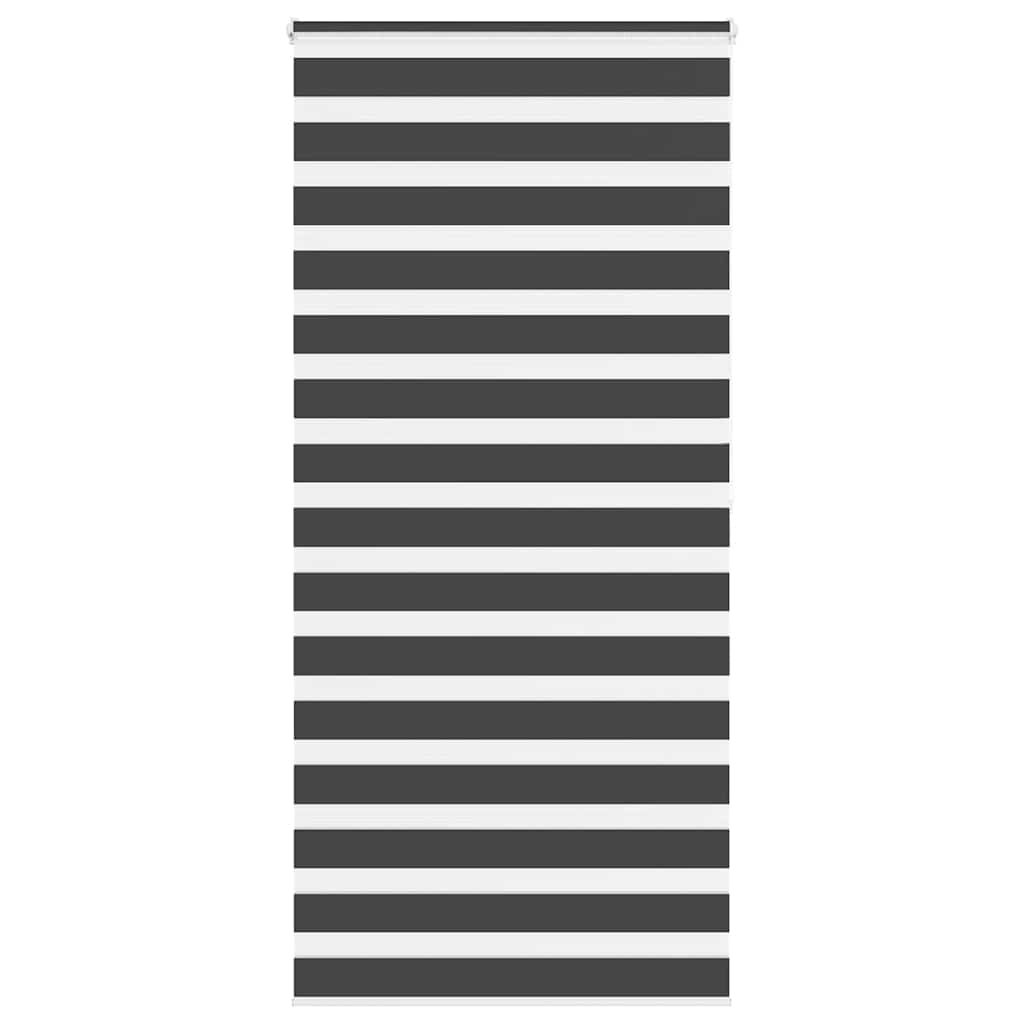 Zebrarollo Schwarz 105x200 cm Stoffbreite 100,9 cm Polyester