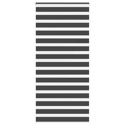 Zebrarollo Schwarz 105x200 cm Stoffbreite 100,9 cm Polyester