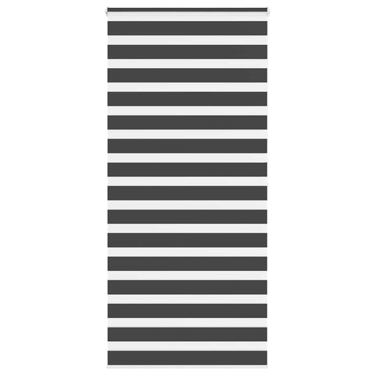 Zebra rullegardin sort 110x200 cm stofbredde 105,9 cm polyester