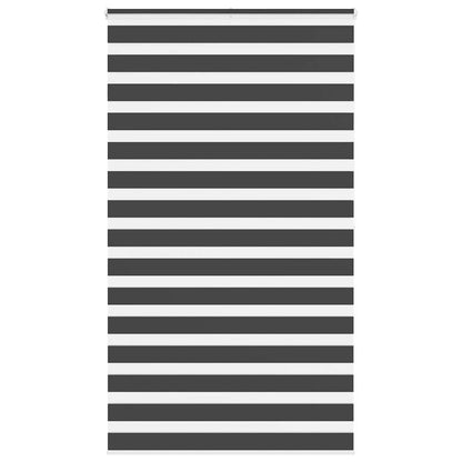 Zebra rullegardin sort 120x200 cm stofbredde 115,9 cm polyester