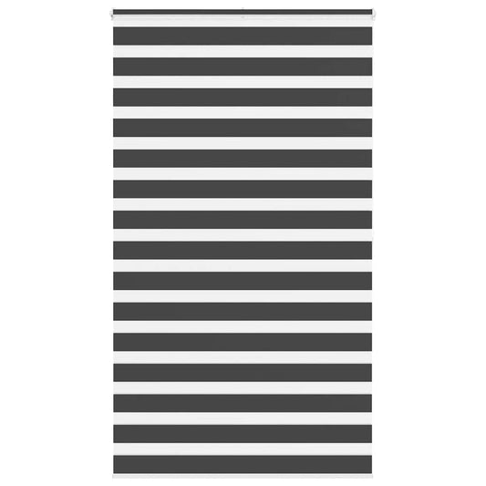 Zebra rullegardin sort 120x200 cm stofbredde 115,9 cm polyester