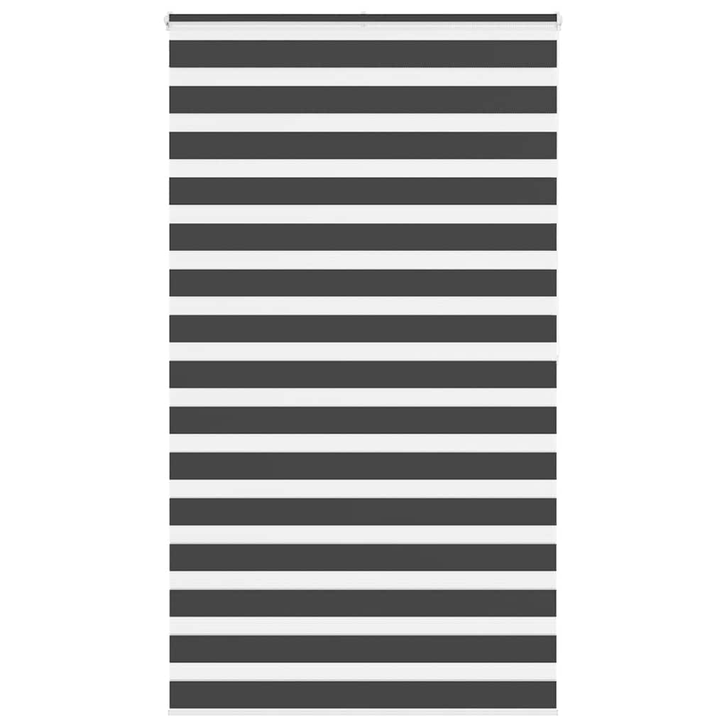 Zebrarollo Schwarz 125x200 cm Stoffbreite 120,9 cm Polyester