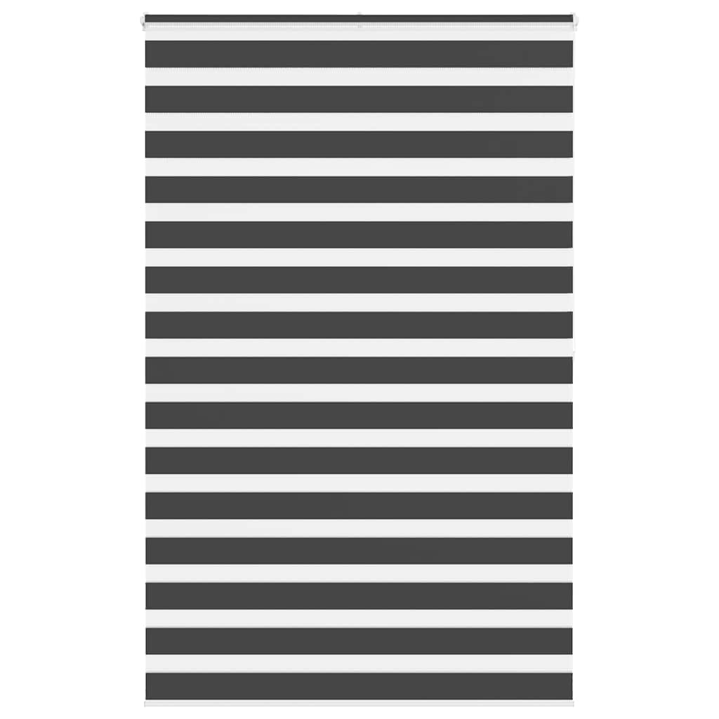 Zebrarollo Schwarz 140x200 cm Stoffbreite 135,9 cm Polyester