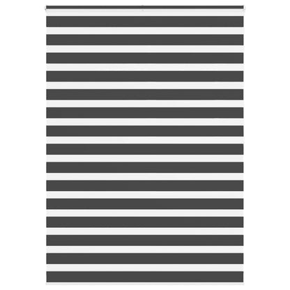 Zebrarollo Schwarz 155x200 cm Stoffbreite 150,9 cm Polyester