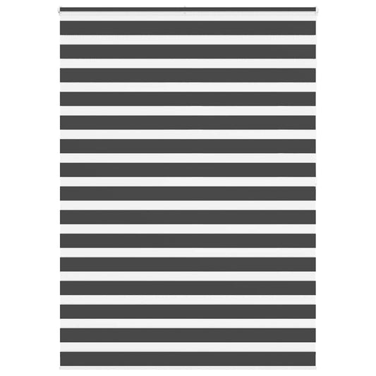 Zebrarollo Schwarz 155x200 cm Stoffbreite 150,9 cm Polyester