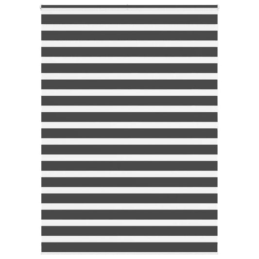 Zebrarollo Schwarz 160x200 cm Stoffbreite 155,9 cm Polyester