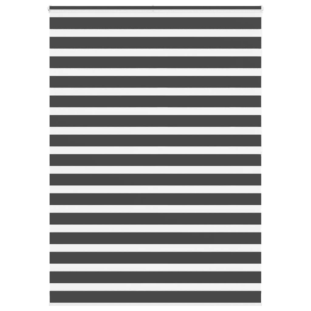 Zebrarollo Schwarz 165x200 cm Stoffbreite 160,9 cm Polyester