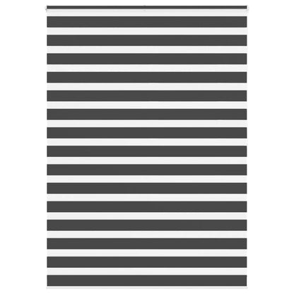 Zebrarollo Schwarz 165x200 cm Stoffbreite 160,9 cm Polyester