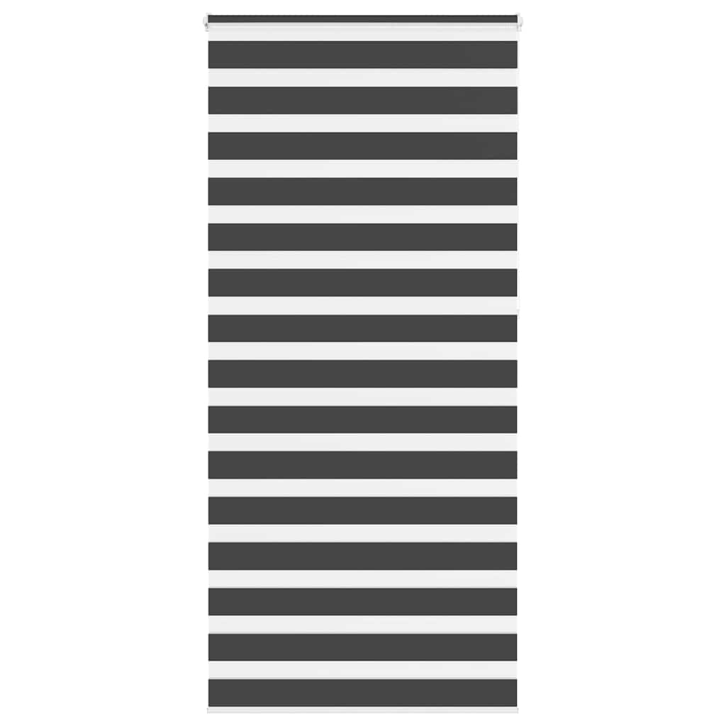 Zebrarollo Schwarz 95x230 cm Stoffbreite 90,9 cm Polyester