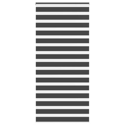 Zebrarollo Schwarz 95x230 cm Stoffbreite 90,9 cm Polyester