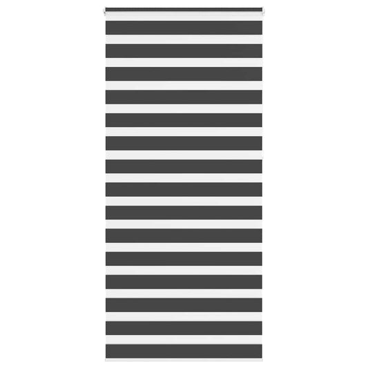 Zebrarollo Schwarz 95x230 cm Stoffbreite 90,9 cm Polyester