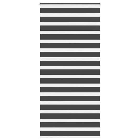 Zebra rullegardin sort 110x230 cm stofbredde 105,9 cm polyester