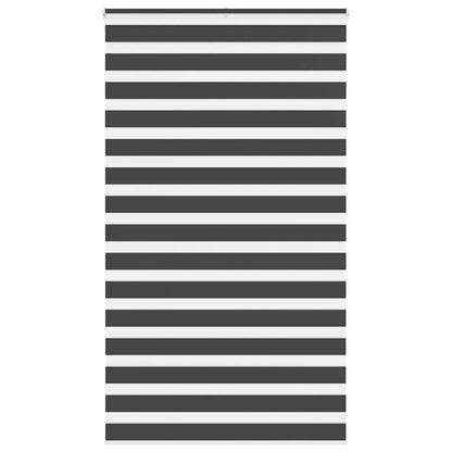 Zebra rullegardin sort 120x230 cm stofbredde 115,9 cm polyester