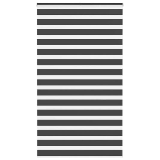 Zebra rullegardin sort 120x230 cm stofbredde 115,9 cm polyester