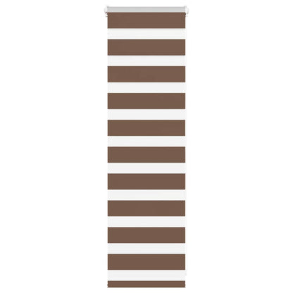Zebrarollo Braun 45x100 cm Stoffbreite 40,9 cm Polyester