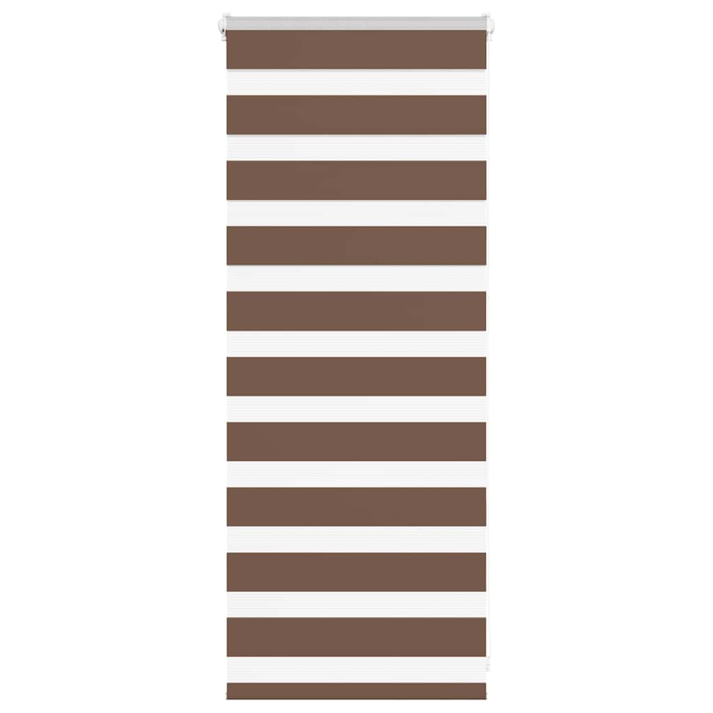 Zebrarollo Braun 55x100 cm Stoffbreite 50,9 cm Polyester