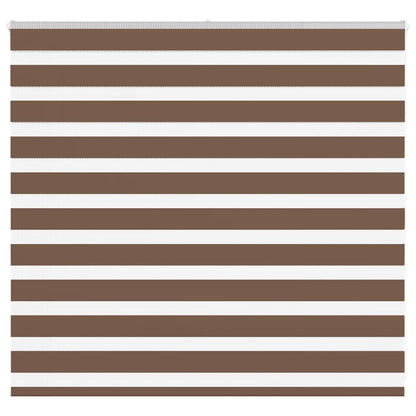 Zebra rullegardin brun 155x100 cm stofbredde 150,9 cm polyester