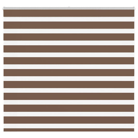 Zebra rullegardin brun 155x100 cm stofbredde 150,9 cm polyester