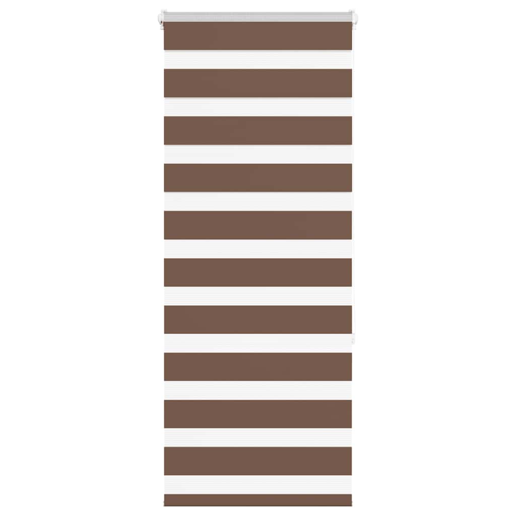 Zebrarollo Braun 55x150 cm Stoffbreite 50,9 cm Polyester