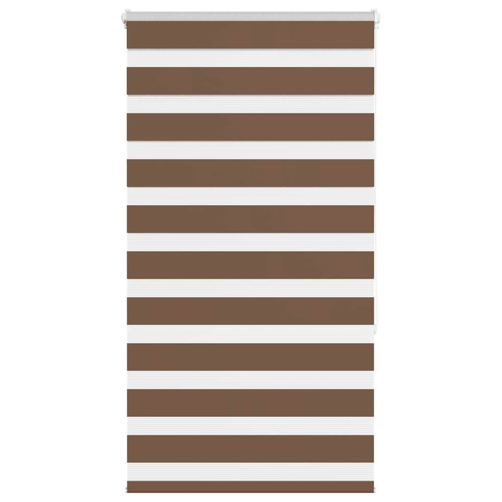 Doppelrollo Braun 75x150 cm Stoffbreite 70,9 cm Polyester