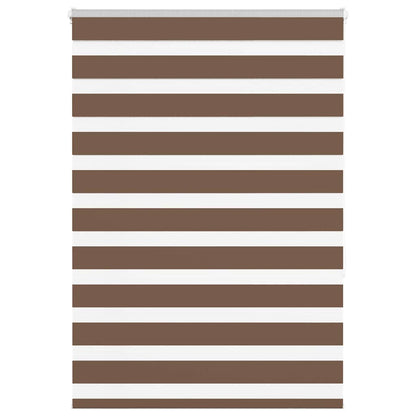 Zebrarollo Braun 95x150 cm Stoffbreite 90,9 cm Polyester