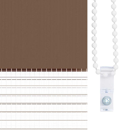 Doppelrollo Braun 100x150 cm Stoffbreite 95,9 cm Polyester